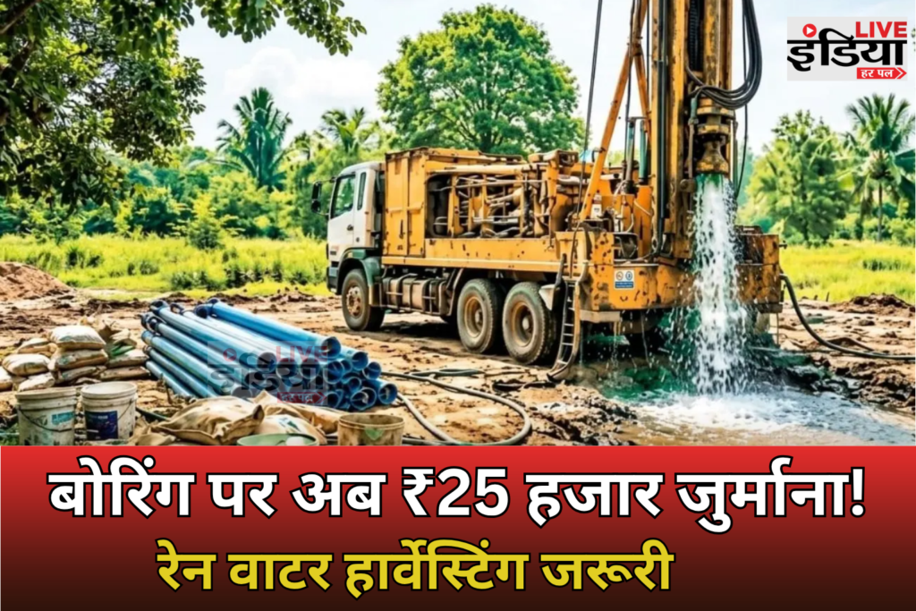 Ranchi Boring Rules: घर पर बोरिंग कराने से पहले जान लें नए नियम, बिना अनुमति ₹25 हजार जुर्माना Ranchi Boring Rules के तहत रेन वाटर हार्वेस्टिंग के बिना बोरिंग की अनुमति नहीं